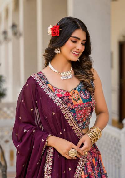 TEJASVEE AGNIDHARA 36001 TO 36003 DESIGNER GEORGETTE LEHENGA CHOLI WHOLESALER IN INDIA